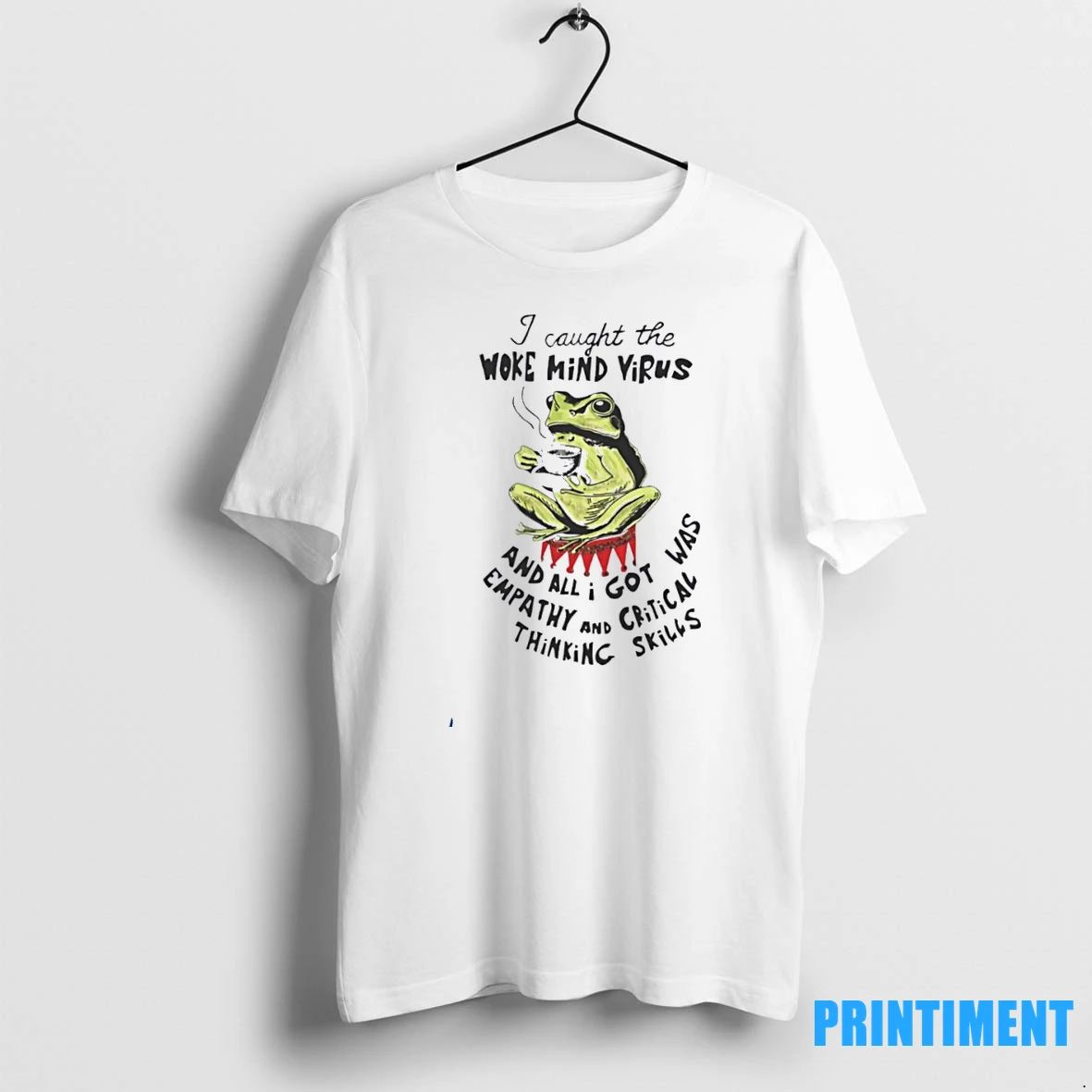 Frog I Caught The Woke Mind Virus Tshirts Sweater