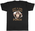 Just a Girl Who Loves Punch the Monkey Mens T-Shirt Tee Gift Top