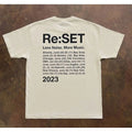 NEW Re:SET 2023 Concert Tour Shirt - XL - boygenius Steve Lacy LCD Soundsystem