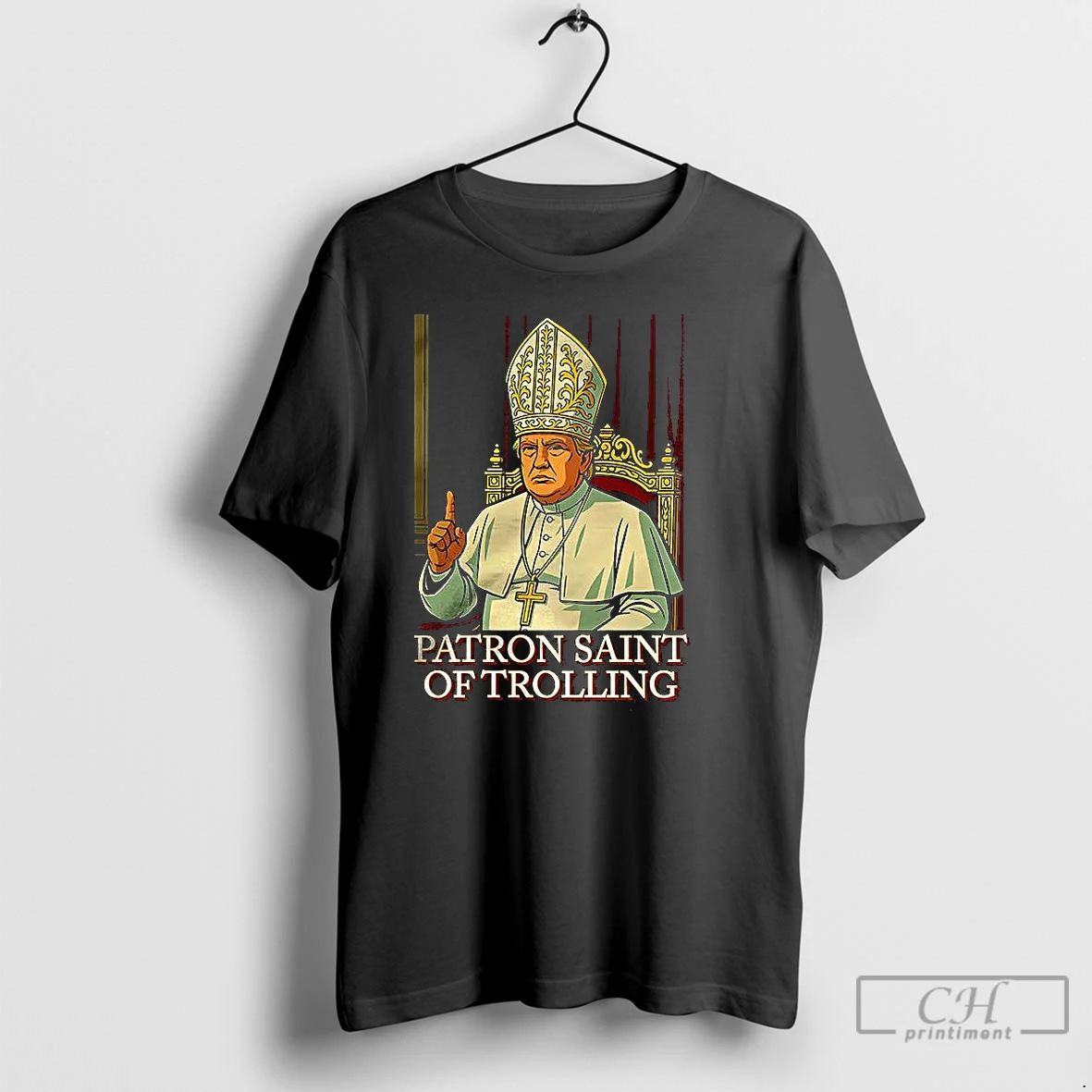 Premium Patron Saint Of Trolling Trump Caricature T Shirts