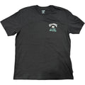 Billabong Premium Tee Black Cotton T-Shirt Size XL VGC Short Sleeve Back Graphic