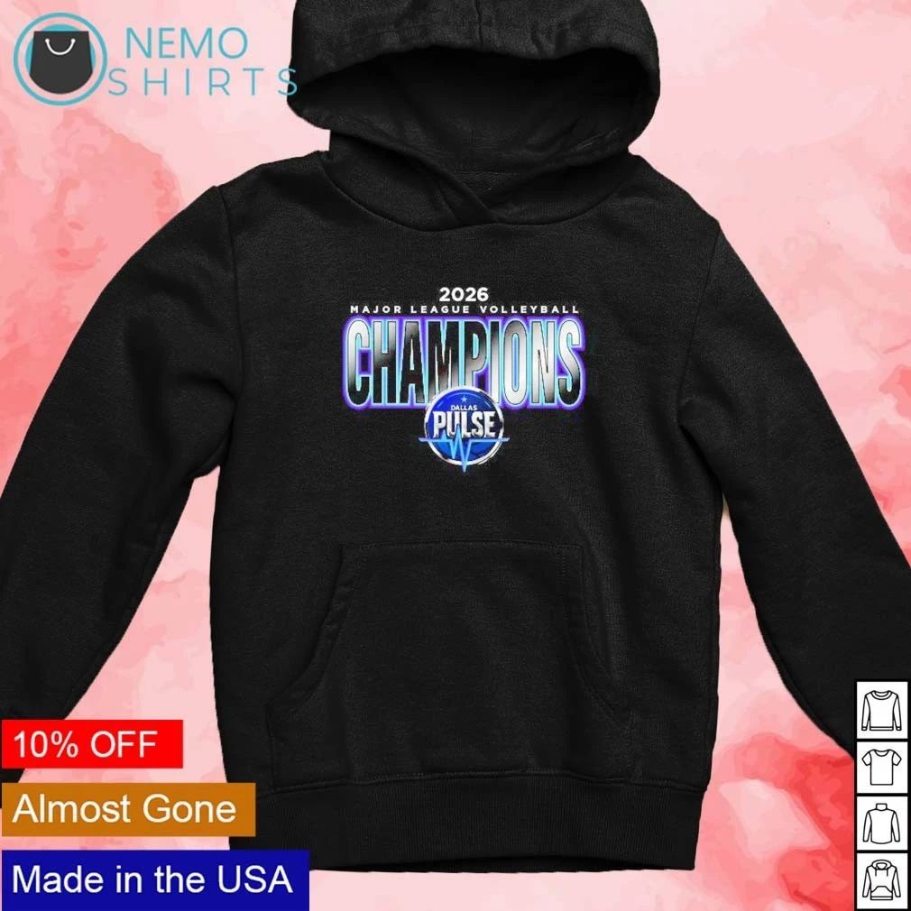 Dallas Pulse 2026 Major League Volleyball Champions shirt