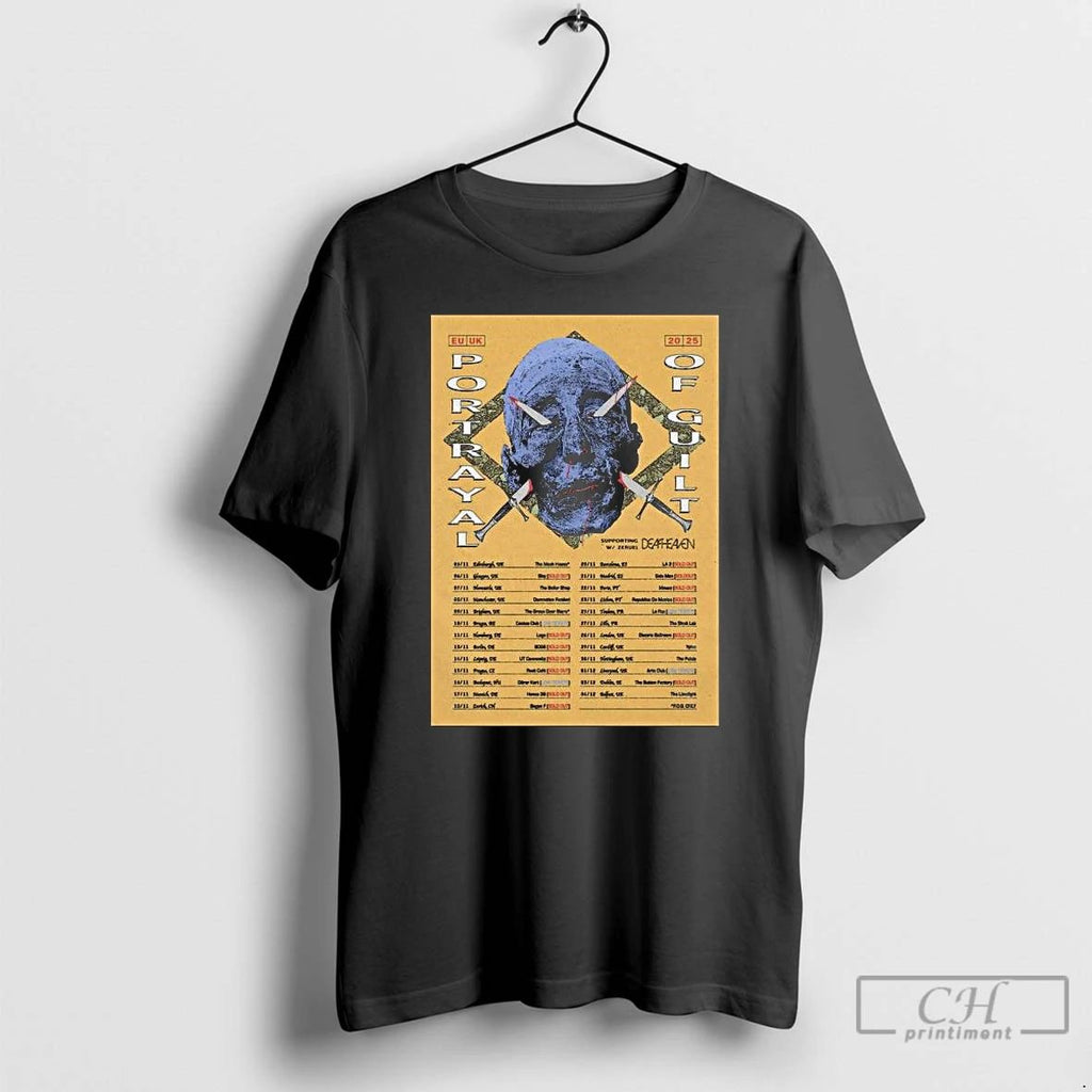 Premium Portrayal Of Guilt Europe Uk 2025 T Shirts