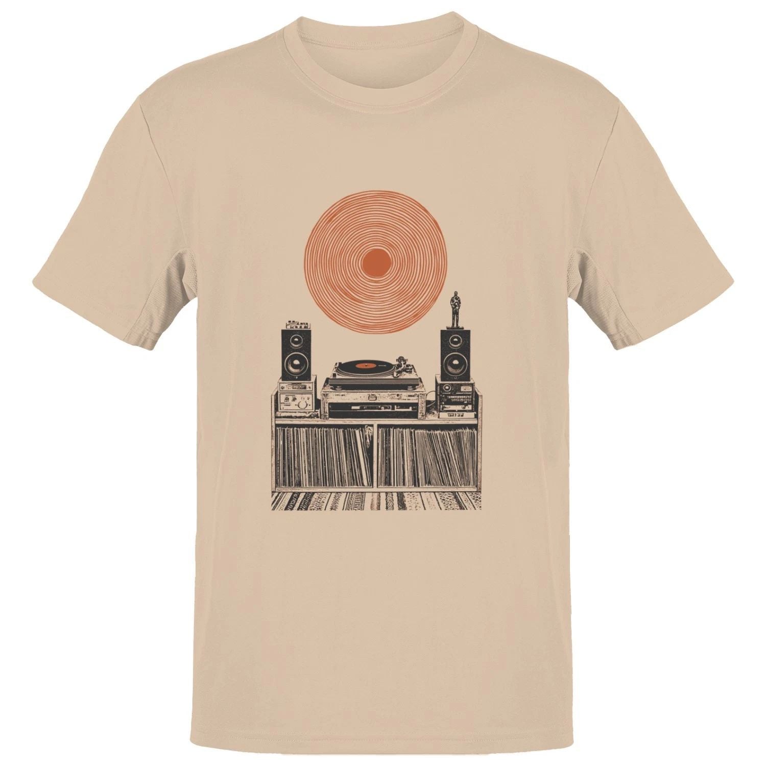 Retro Record Player Art Men's T-shirt
