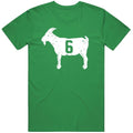 Bill Russell Legend 6  Goat   T Shirt