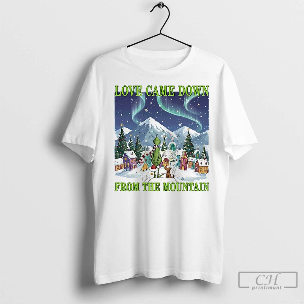 Classic Grinch Love Came Down From The Mountain Christmas Christmas Ornaments