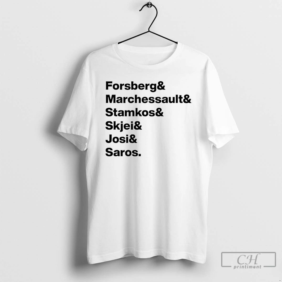 Classic Forsberg Marchessault Stamkos Skjei Josi Saros T Shirts