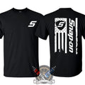 Snap-On American Flag T-Shirt – USA Flag, Perfect for Garage Enthusiasts