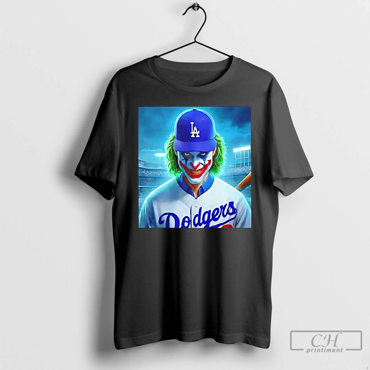Classic Zayn Malik Joker Clown Los Angeles Dodgers T Shirts