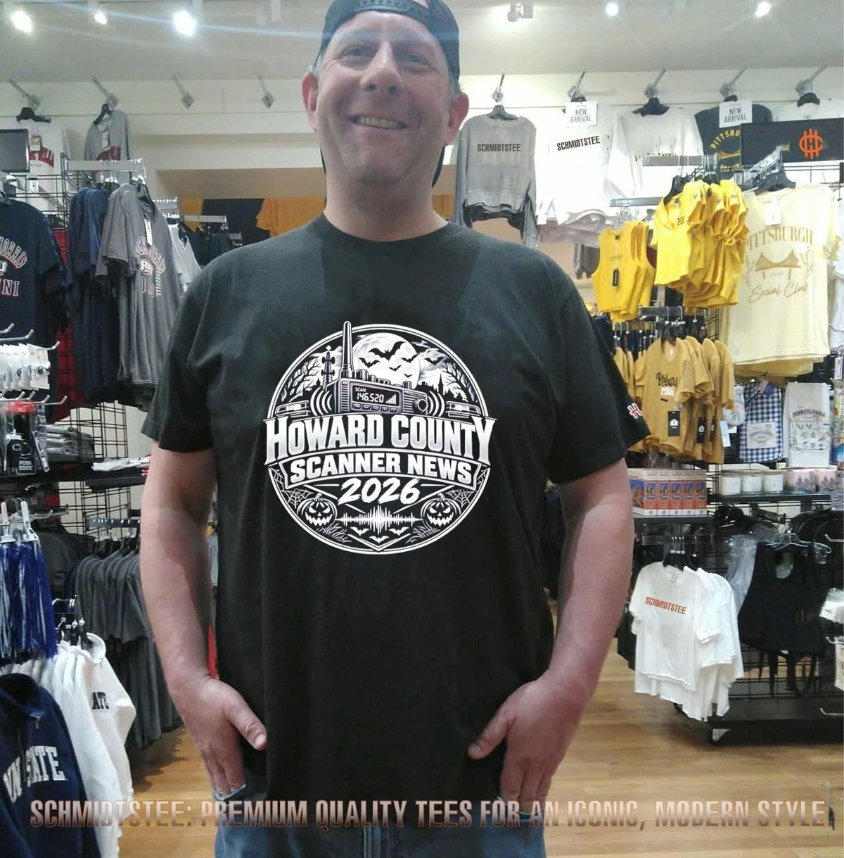 Howard County Scanner News 2026 Radio Halloween shirt