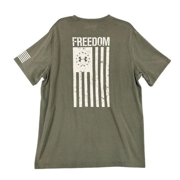 Under Armour Freedom Mens XL HeatGear Tactical Military Patriotic Performance