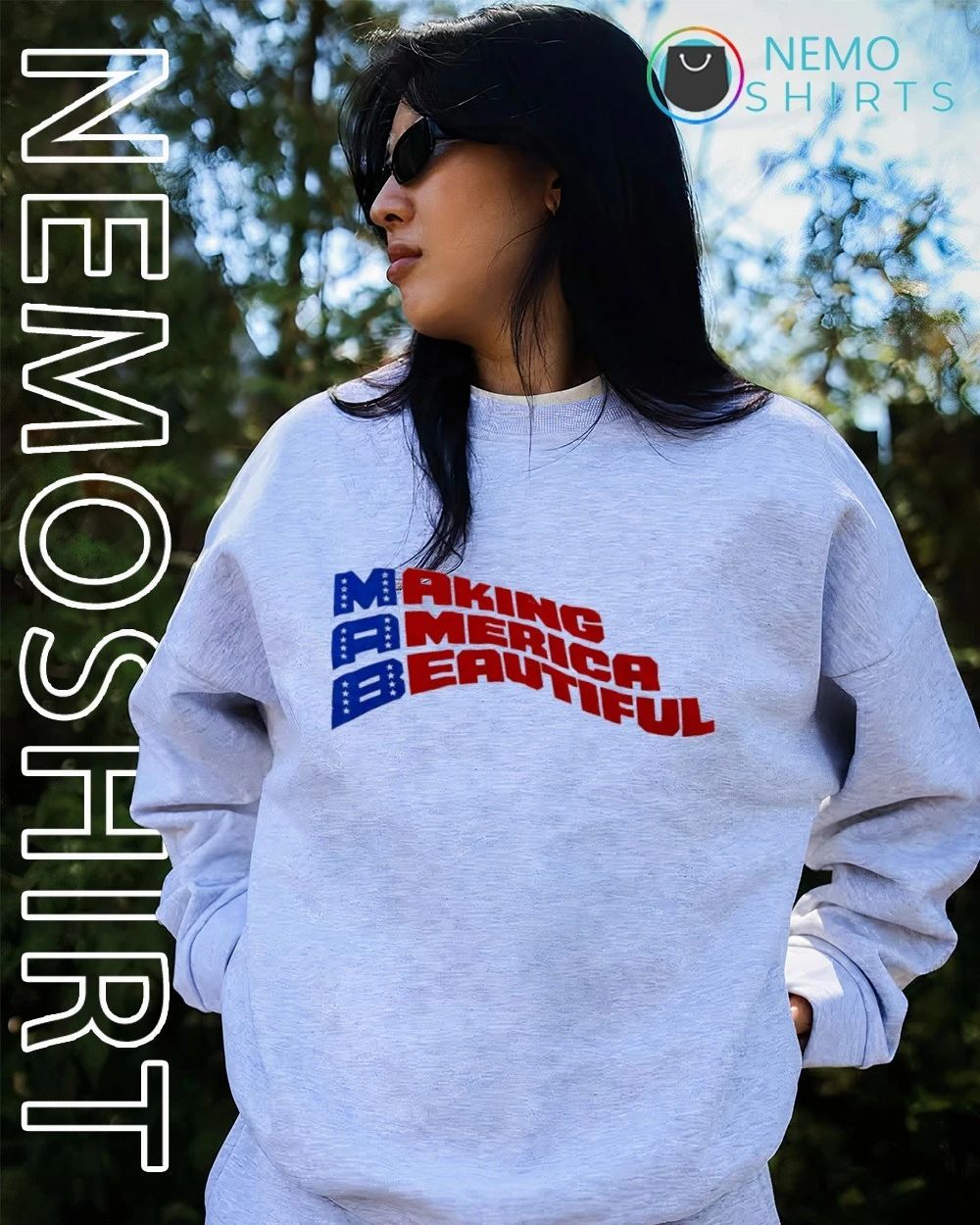 Making America Beautiful patriotic USA American pride shirt