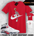 Tee Shirt Matching AJ 8 Bugs Bunny 2025 Match Sneaker Bugs Just Dunk It T-Shirt