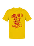 Vintage Mai Tai Cocktail Pin-Up Art Men's T-shirt