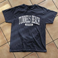 Tunnels Beach Hawaii Souvenir Aesthetic, Summer Aesthetic  Navy Blue Tee