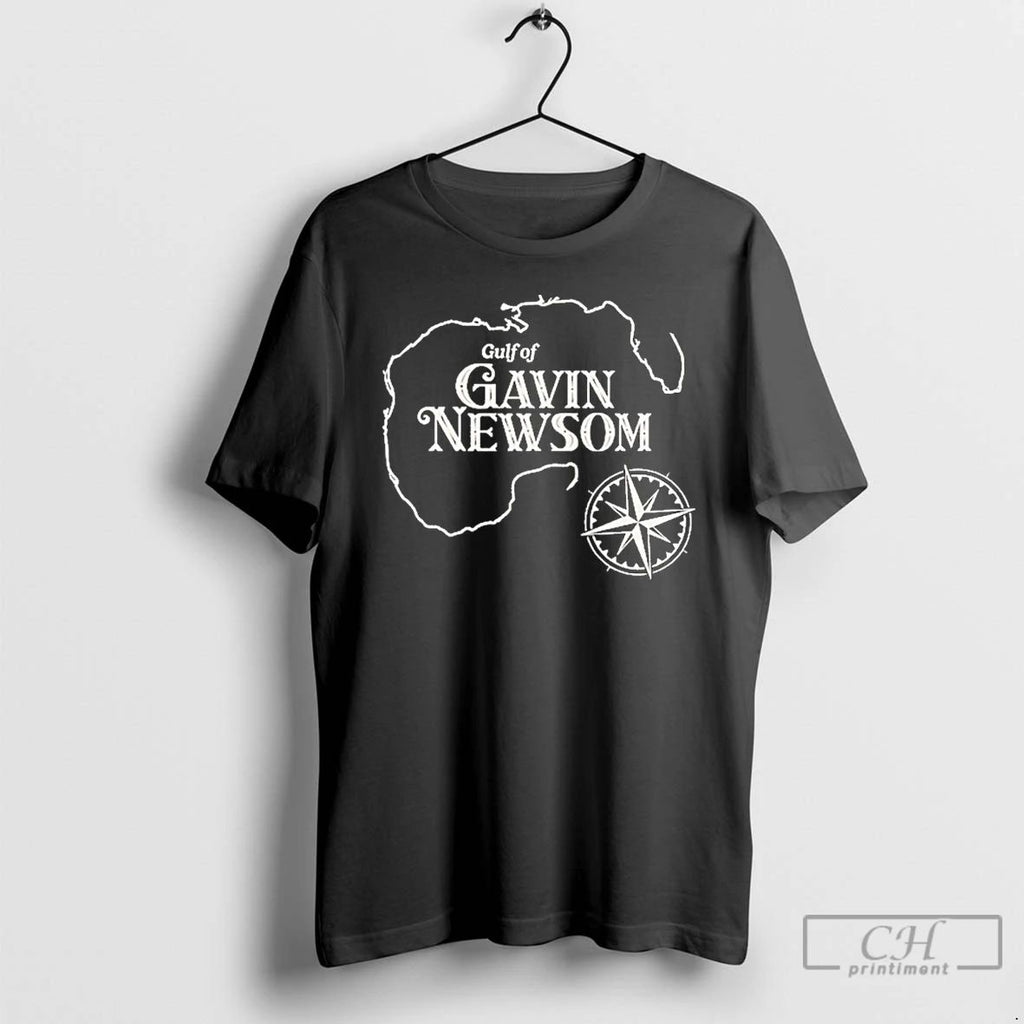 Premium Gavin Newsom Gulf Of Mexico Map T Shirts