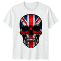 British Flag Skull England UK Union Jack London Football Cool Gift Tee T Shirt