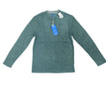Essex Crossing X Mens Henley Long Sleeve Shirt Supersoft Dark Atlantic Sz Small