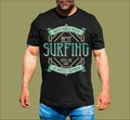 SURFING SANTA MONICA BEACH T-SHIRT