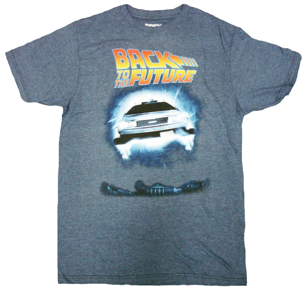 Back to the Future Blue Future Adult T-Shirt - Fantasy Science Fiction Movie T