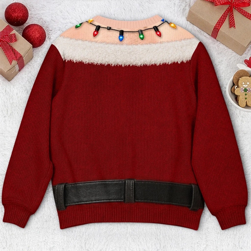 Custom Funny Ugly Sweatshirt - Personalized Christmas Birthday Gifts For Husband, Son, Grandson, Brother, Grandpa, Dad, Yourself - Bring Joy To Every Party