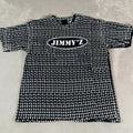 Vintage 80’s Jimmy’Z T-Shirt Men's Size XL Black AOP Double Sided Surf Grunge