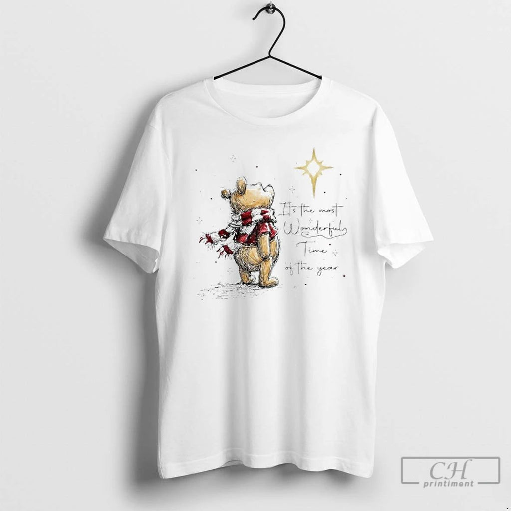 Premium Pooh Its The Most Wonderful Time Of The Year T Shirts