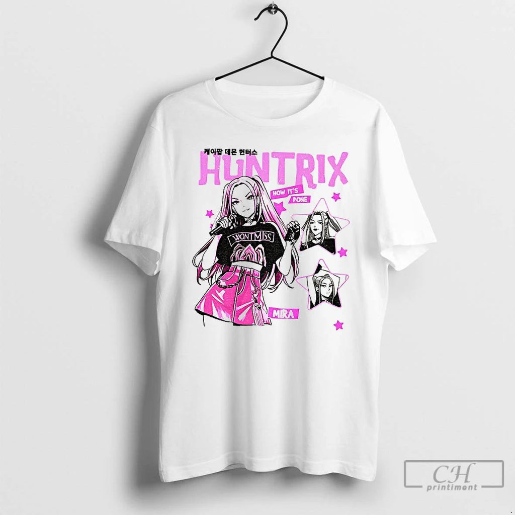 Classic Kpop Demon Hunters Mira How Its Done Huntrix Girl Vintage T Shirts