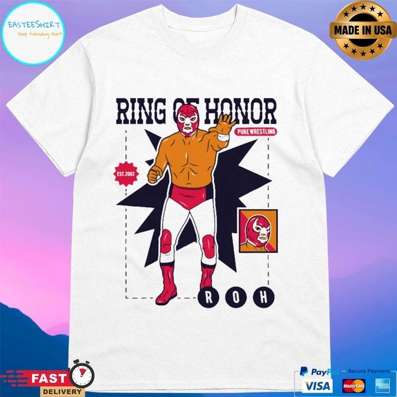 Ring Of Honor Pure Wrestling Est 2002 T-shirt
