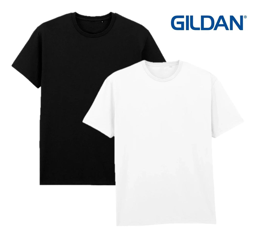 Gildan Light Cotton No Label 100% Cotton T-Shirt Sizes: XS - 5XL