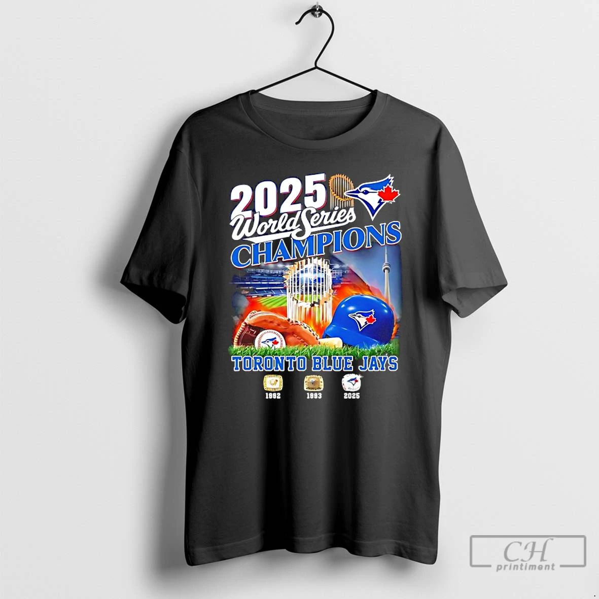 Classic Toronto Blue Jays 2025 World Series Champions Helmets T Shirts