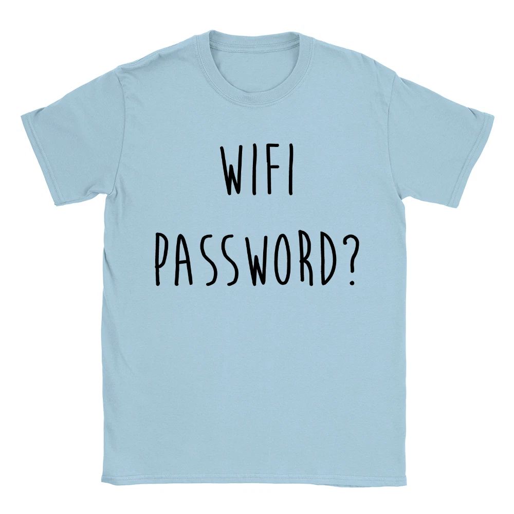 Wifi Password Mens T-Shirt Funny Geek Nerd Joke Slogan Computers Present