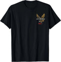 Make No Peace with Evil Archangel Michael Design 2 Sides T-Shirt S-5XL