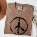 Retro Peace Boho Hippie Comfort Tee Shirt Vintage Style