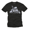 Vintage Electro House Music Men's T-Shirt with Party Boxes - Men's DJ Shirt