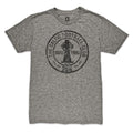 CELTIC FC Retro Badge Premium Triblend Slub Gray T-Shirt - 1863FC