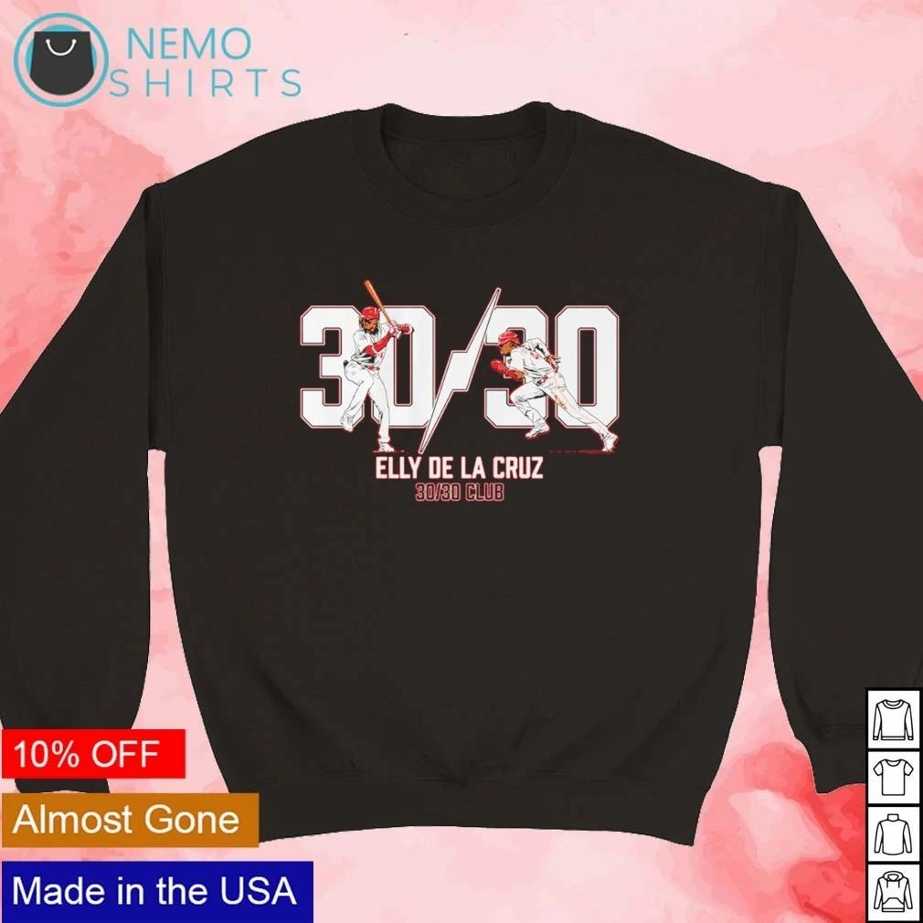 Elly De La Cruz 30 30 Club Cincinnati Reds shirt