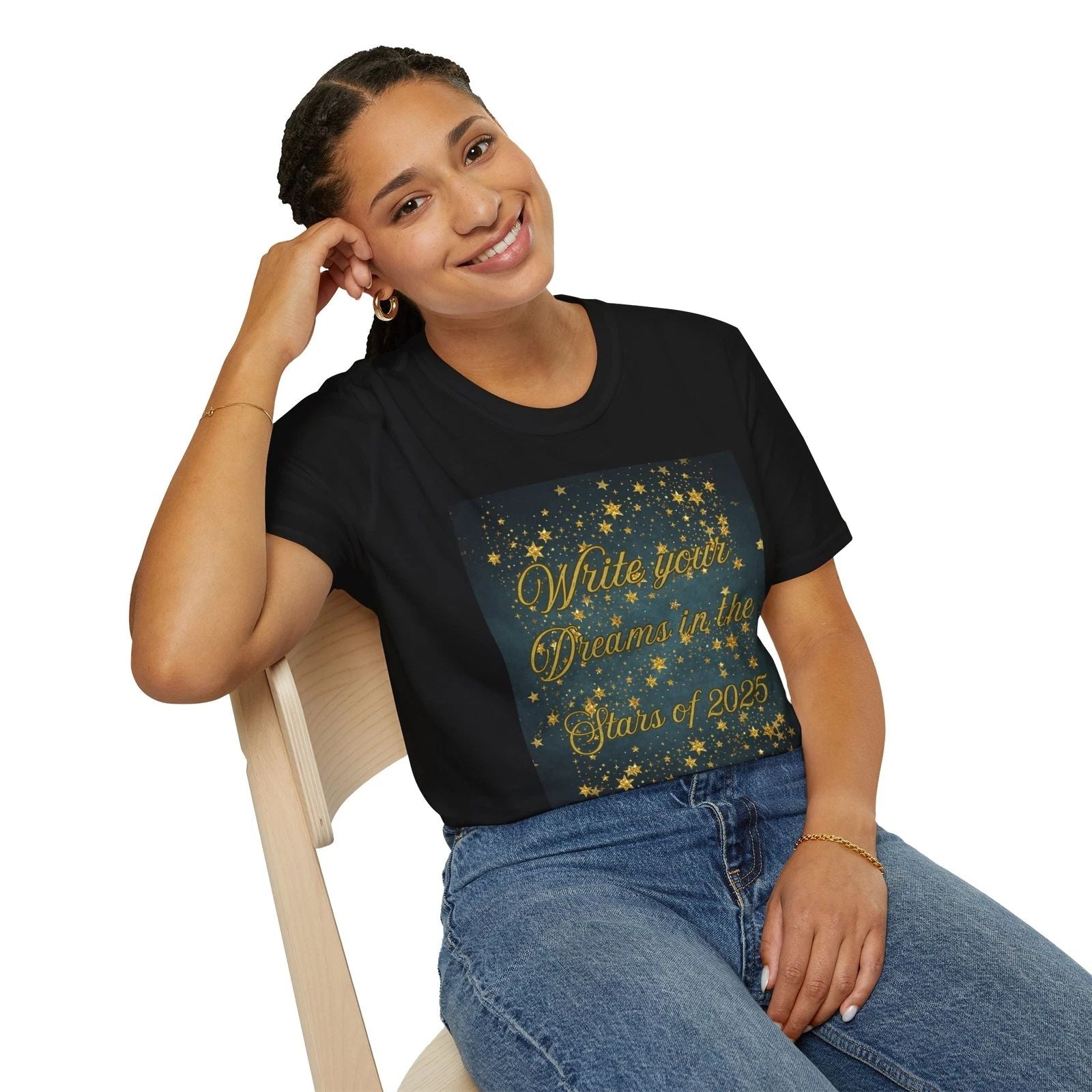 Write Your Dreams in the Stars T-Shirt, Inspirational Tee, Motivational Shirt,