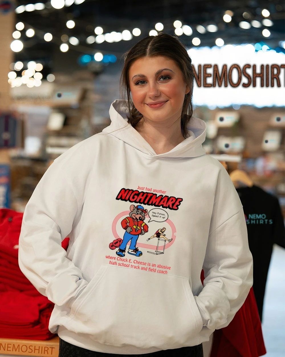 Chuck E Cheese Abusive High School Track and Field Coach Nightmare shirt
