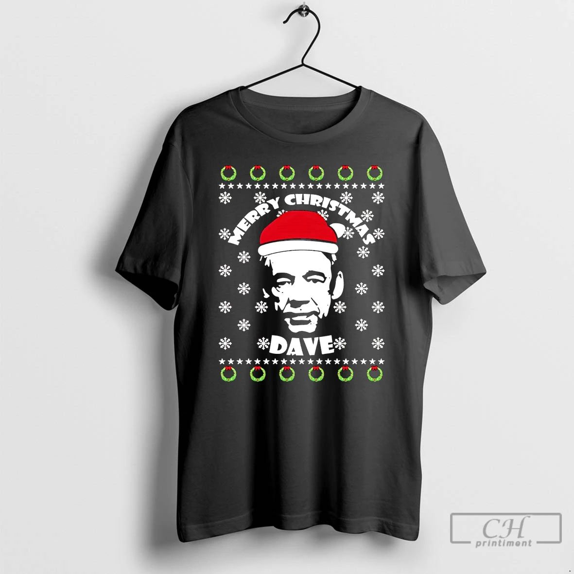 Classic Trigger Only Fools Andorses Wearing Merry Christmas Dave T Shirts