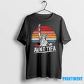 Aunt Tifa Fight Fascists Statue Of Liberty Retro Tshirts Sweater