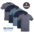 Gildan (5-pack) Bulk Solid ULTRA COTTON Short Sleeve Blank Tee T-Shirt S-5XL New