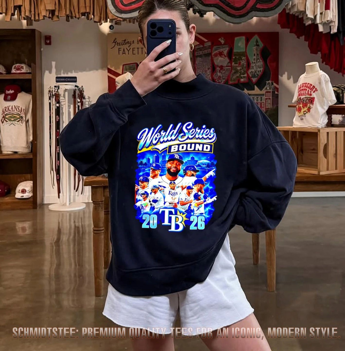 Tampa Bay Rays 2026 American League Champions World Series Bound All Team Shirt
