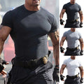 Men's Bodybuilding Gym Workout T-Shirt Muscle Shaper Sport Fitness Active Tee US