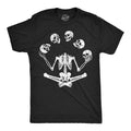 Mens Funny T Shirts Juggling Skeleton Sarcastic Halloween Graphic Novelty Tee