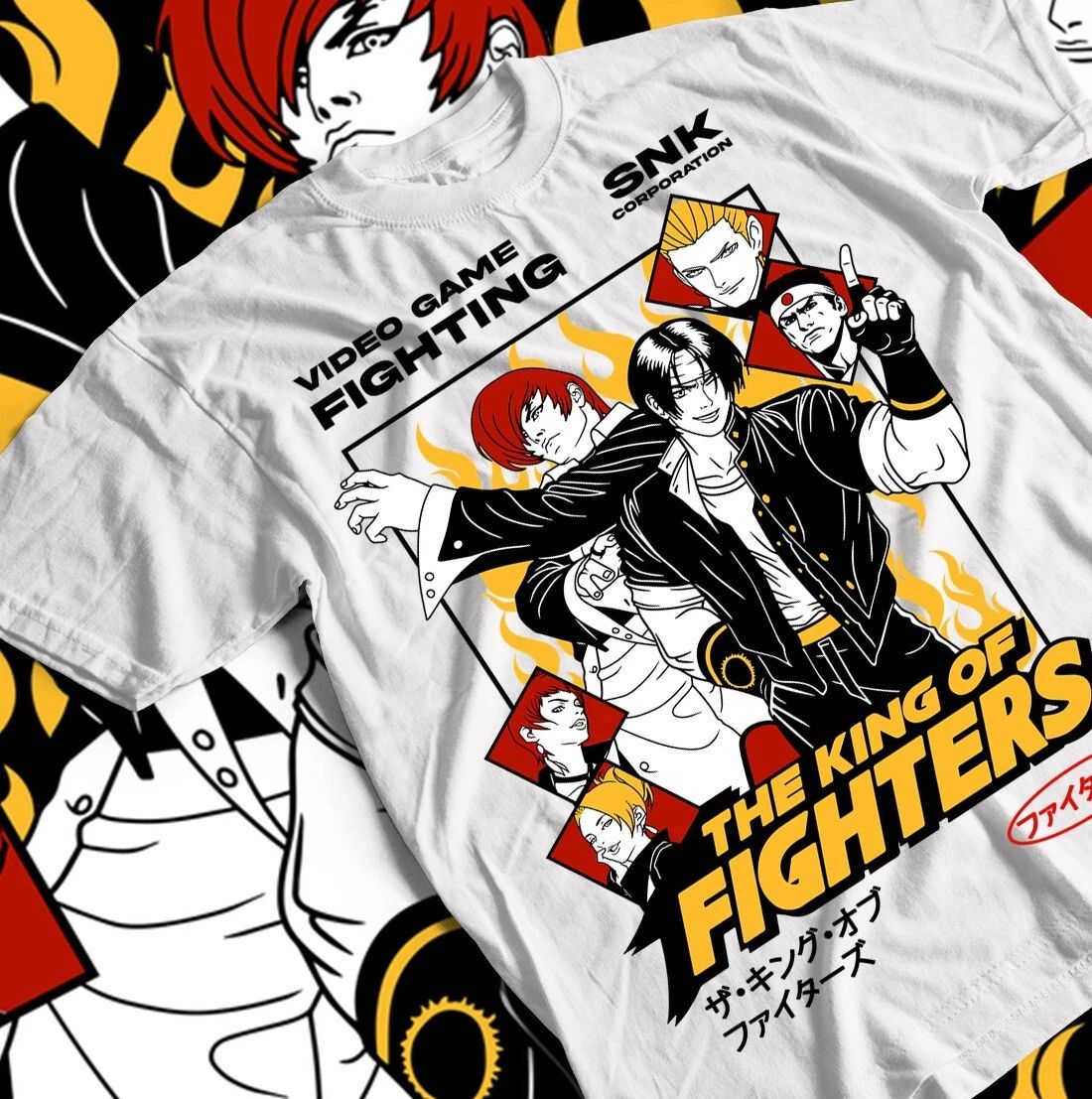 Street Fighter vs King Of Fighters T-shirtSNK Chun Li vs Mai Anime Gift Shirt