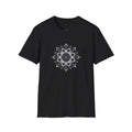 Boho Mandala Lotus T-Shirt, Unisex Graphic Tee Nature-Inspired Apparel Yoga