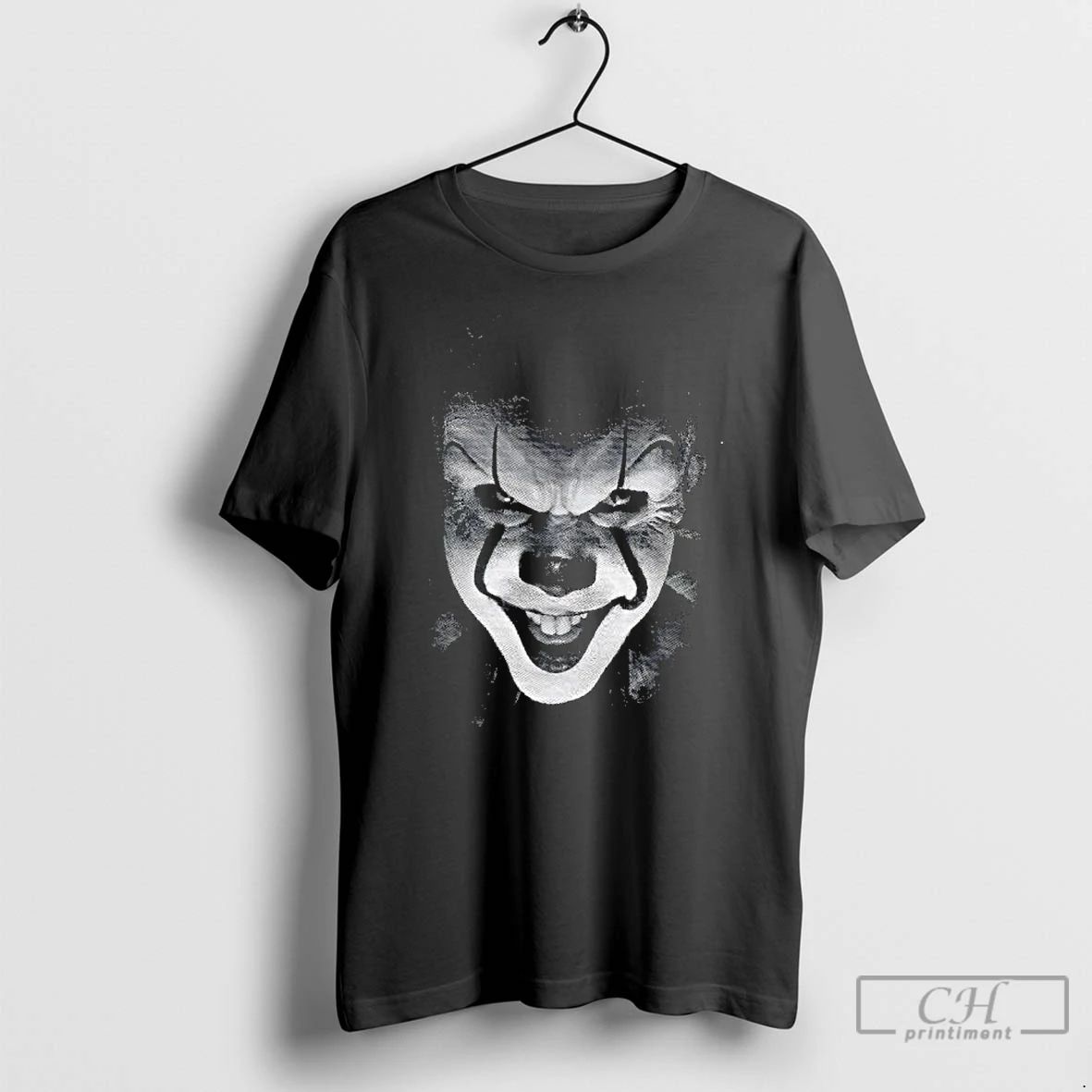 Classic Pennywise Big Face Graphic Halloween T Shirts Hoodie Longsleeve