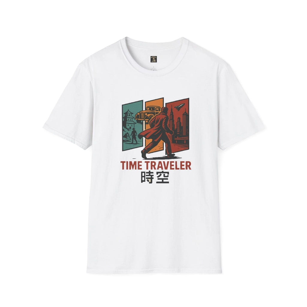 Time Traveler T-Shirt Retro Sci-Fi Tee Futuristic Adventure Gift Sci-Fi Fans