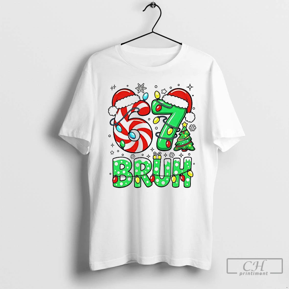 Premium Bruh 67 Christmas T Shirts